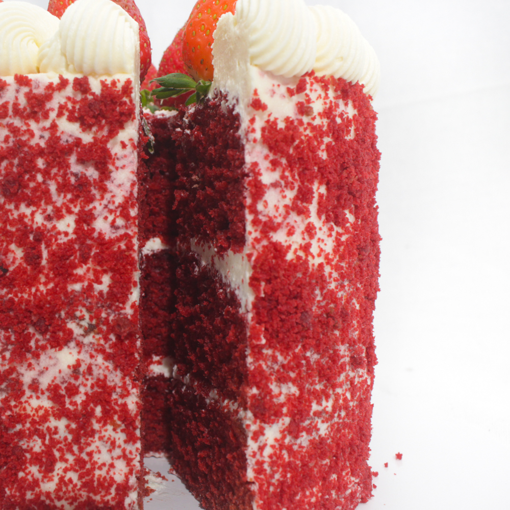 Classy Berry Red Velvet Cake - 1kg